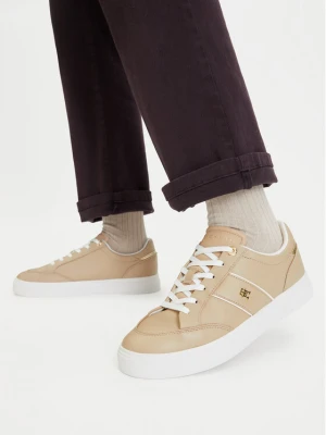 Sneakersy Tommy Hilfiger Th Feminine Cupsole FW0FW09600 Beżowy