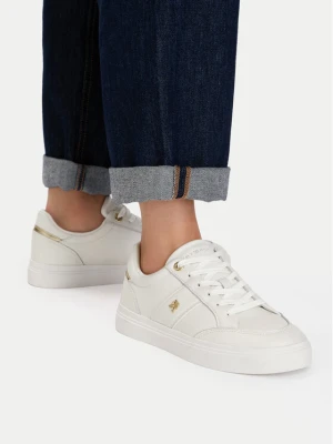 Sneakersy Tommy Hilfiger Th Feminine Cupsole FW0FW09600 Biały
