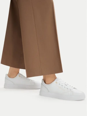 Sneakersy Tommy Hilfiger Th Feminine Cupsole Leather FW0FW09105 Biały