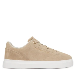 Sneakersy Tommy Hilfiger Th Feminine Cupsole Suede FW0FW09109 Beżowy