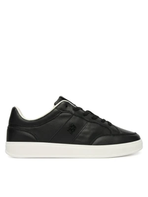 Sneakersy Tommy Hilfiger Th Heritage Court Sneaker Ltr FW0FW09028 Czarny