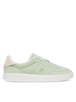 Sneakersy Tommy Hilfiger Th Heritage Monogram Sneaker FW0FW09180 Zielony