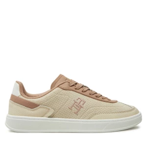Sneakersy Tommy Hilfiger Th Heritage Sneaker Perf FW0FW08380 Beżowy