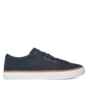 Sneakersy Tommy Hilfiger Th Hi Vulc Core Low Ii Mesh FM0FM05513 Granatowy