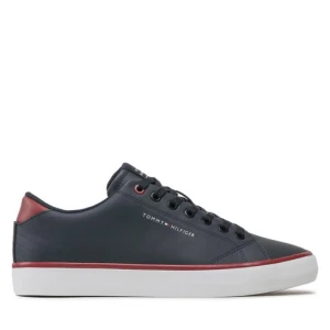 Sneakersy Tommy Hilfiger Th Hi Vulc Core Low Leather FM0FM04731 Granatowy