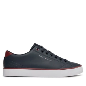 Sneakersy Tommy Hilfiger Th Hi Vulc Core Low Leather FM0FM05041 Granatowy