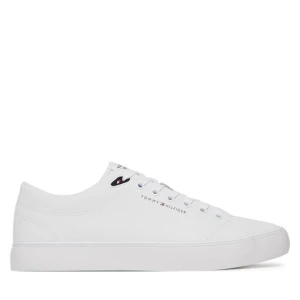 Sneakersy Tommy Hilfiger Th Hi Vulc Core Low Lth Ii Ess FM0FM05511 Biały