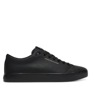 Sneakersy Tommy Hilfiger Th Hi Vulc Core Low Lth Ii Ess FM0FM05511 Czarny