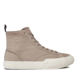 Sneakersy Tommy Hilfiger Th Hi Vulc FM0FM04928 Beżowy