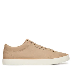 Sneakersy Tommy Hilfiger Th Hi Vulc Low Core Canvas FM0FM05396 Beżowy