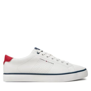 Sneakersy Tommy Hilfiger Th Hi Vulc Low Core Seasonal FM0FM05110 Écru