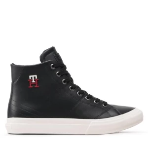 Sneakersy Tommy Hilfiger Th Hi Vulc Street Leather FM0FM04739 Czarny