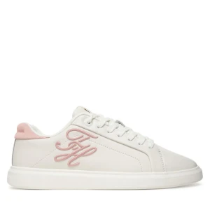 Sneakersy Tommy Hilfiger Th Icon Court Script FW0FW09363 Biały
