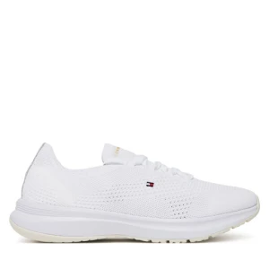 Sneakersy Tommy Hilfiger Th Knit Runner FW0FW08813 Biały