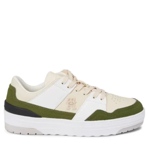 Sneakersy Tommy Hilfiger Th Lo Basket Sneaker FW0FW07309 Beżowy