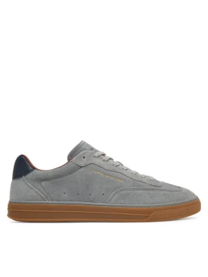 Sneakersy Tommy Hilfiger Th Lo Lux Suede Sneaker FM0FM05997 Szary