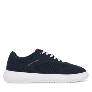 Sneakersy Tommy Hilfiger Th Modern Lightcup Knit FM0FM05886 Granatowy