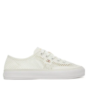 Sneakersy Tommy Hilfiger Th Open Mesh Vulc Sneaker FW0FW08684 Biały