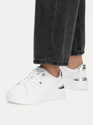 Sneakersy Tommy Hilfiger Th Platform Chic Sneaker FW0FW09626 Biały