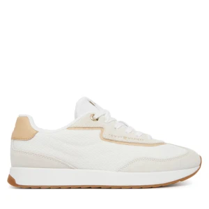 Sneakersy Tommy Hilfiger Th Retro Runner Mix FW0FW09410 Biały
