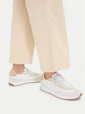 Sneakersy Tommy Hilfiger Th Retro Runner Mix FW0FW09410 Biały
