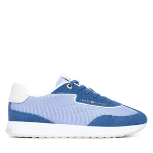Sneakersy Tommy Hilfiger Th Retro Runner Mix FW0FW09410 Niebieski