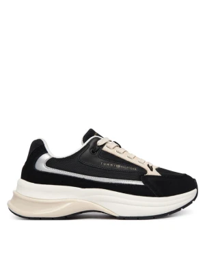 Sneakersy Tommy Hilfiger Th Sporty Chic Runner FW0FW09187 Czarny