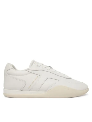 Sneakersy Tommy Hilfiger Th Vintage Low Runner Leather FW0FW09485 Biały