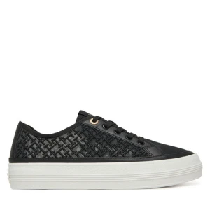 Sneakersy Tommy Hilfiger Vulc Embroidered Sneaker FW0FW08685 Czarny