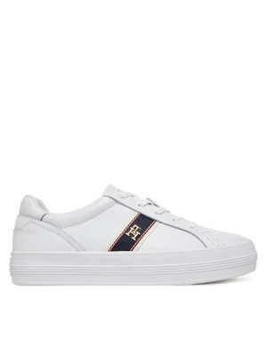 Sneakersy Tommy Hilfiger Vulc Webbing Sneaker FW0FW08903 Biały