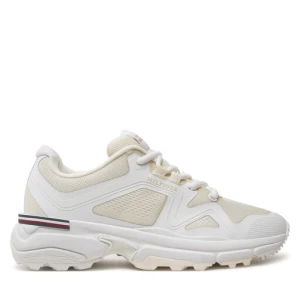 Sneakersy Tommy Hilfiger Womens Trail Runner FW0FW08202 Écru