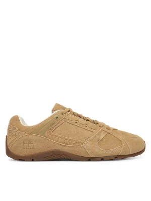 Sneakersy Tommy Jeans Archive '97 Lite Suede EN0EN02899 Brązowy