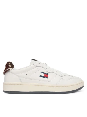 Sneakersy Tommy Jeans Archive '98 Calf Hair Tab EN0EN03002 Écru Kremowy