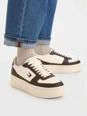 Sneakersy Tommy Jeans Archive '98 Max EN0EN03082 Brązowy