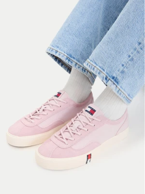 Sneakersy Tommy Jeans Archive Y2K EN0EN03047 Różowy jasny