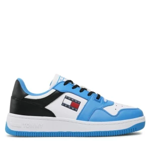 Sneakersy Tommy Jeans Basket Leather EM0EM01162 Deep Sky Blue C2P