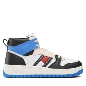 Sneakersy Tommy Jeans Mid Cut Basket EM0EM01075 Biały