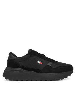 Sneakersy Tommy Jeans Modern Runner Mix EN0EN03100 Czarny