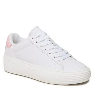 Sneakersy Tommy Jeans New Cupsole Leather EN0EN02137 Biały