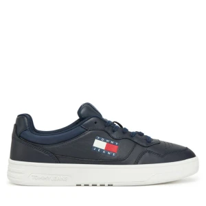 Sneakersy Tommy Jeans (New) Tjm Cupsole Leather Ess EM0EM01443 Granatowy