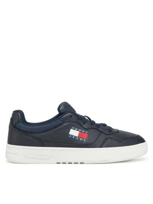 Sneakersy Tommy Jeans (New) Tjm Cupsole Leather Ess EM0EM01443 Granatowy