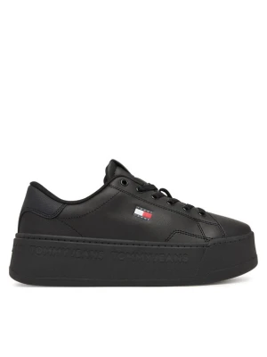 Sneakersy Tommy Jeans Platform Logo Sneaker EN0EN02961 Czarny