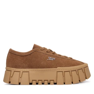 Sneakersy Tommy Jeans Platform Sneaker EN0EN03132 Brązowy