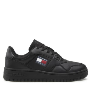 Sneakersy Tommy Jeans Retro Basket EM0EM00955 Triple Black 0GK