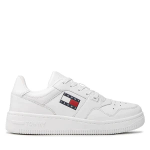 Sneakersy Tommy Jeans Retro Basket EN0EN01723 Biały