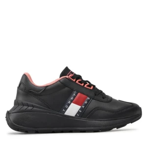 Sneakersy Tommy Jeans Retro Fashion Run EN0EN01977 Black BDS