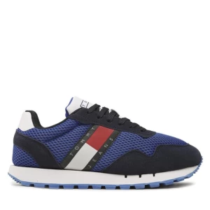 Sneakersy Tommy Jeans Retro Runner Mesh EM0EM01172 Granatowy