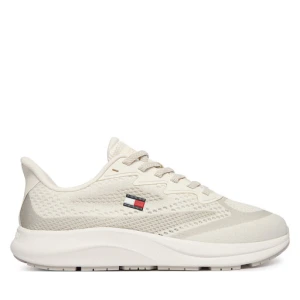Sneakersy Tommy Jeans Runner Knitted EM0EM01713 Écru