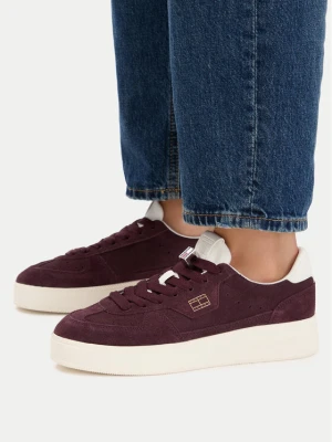 Sneakersy Tommy Jeans The Greenwich Edge Max EN0EN03122 Bordowy