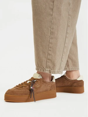 Sneakersy Tommy Jeans The Greenwich Edge Max EN0EN03122 Brązowy jasny